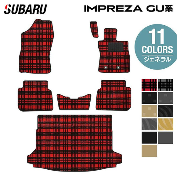 SUBARU インプレッサ GU系のフロアマット販売を開始しました！