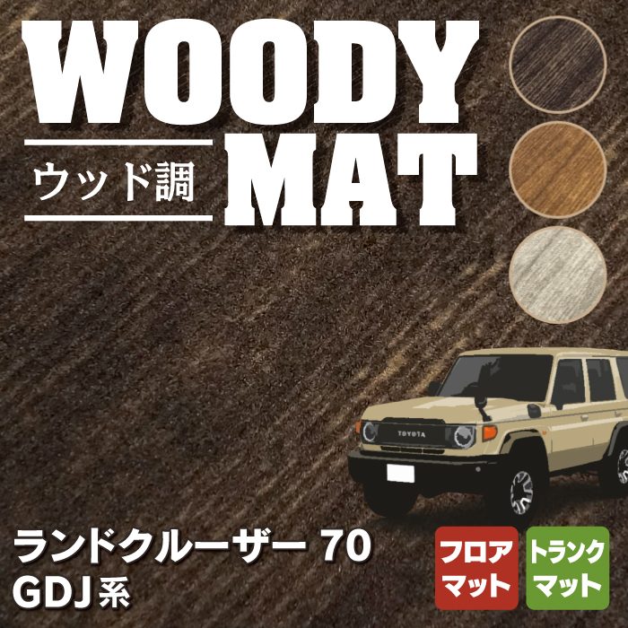 TOYOTA 新型 ランドクルーザー70のフロアマット販売を開始しました!