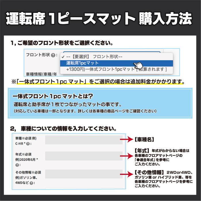 トヨタ車種別 運転席フロント 1pcマット ◆重厚Profound 日本製 HOTFIELD