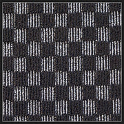 エブリイワゴン 現行車 DA17S フロアマット チェック黒白 カーマット