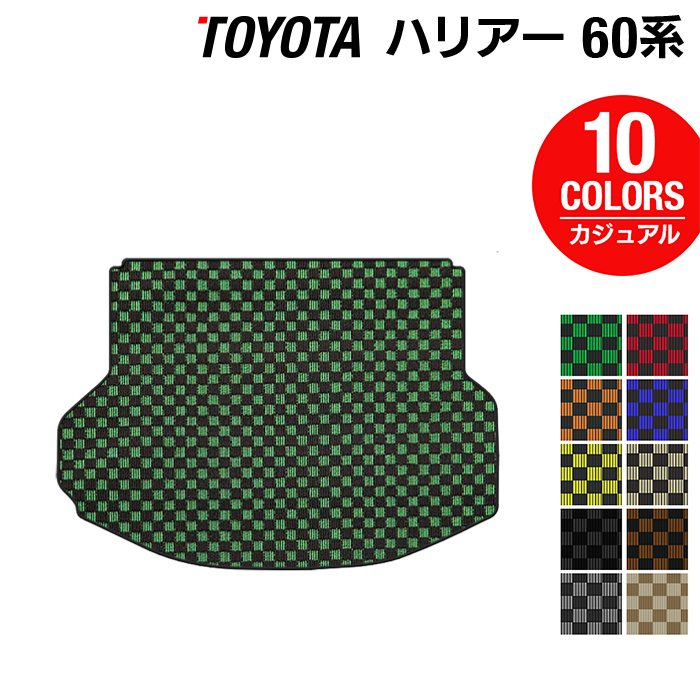 トヨタ ハリアー 60系 トランクマット ラゲッジマット ◇ウッド調