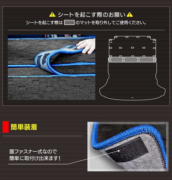 トヨタ 新型 GR86 ZN系 ラゲッジルームマット 送料無料 日本製 HOTFIELD
