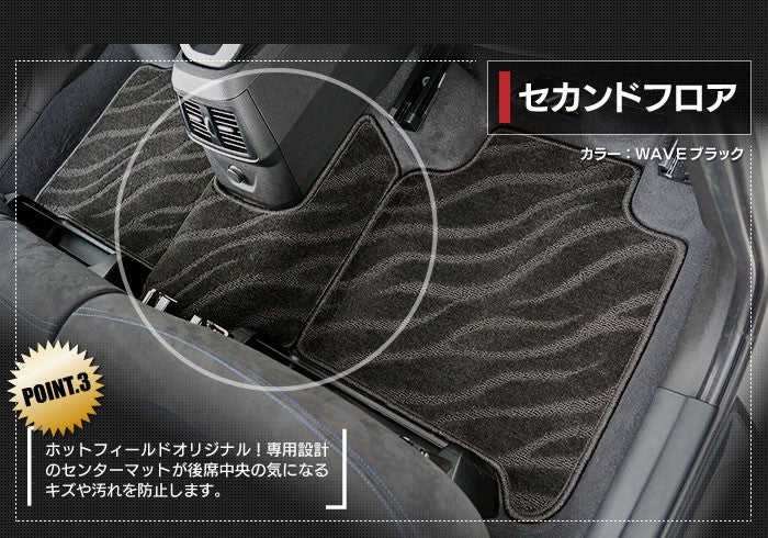BMW 2シリーズ F46 グランツアラー フロアマット+トランクマット ラゲッジマット ◆ジェネラル 日本製 HOTFIELD