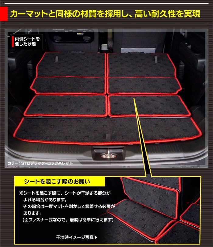 マツダ 新型 フレアクロスオーバー ラゲッジルームマット MS52S MS92S 送料無料 HOTFIELD