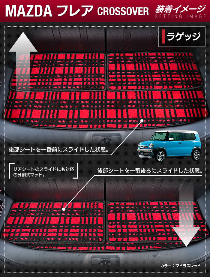 マツダ フレアクロスオーバー MS31S MS41S トランクマット ラゲッジマット ◆ジェネラル HOTFIELD