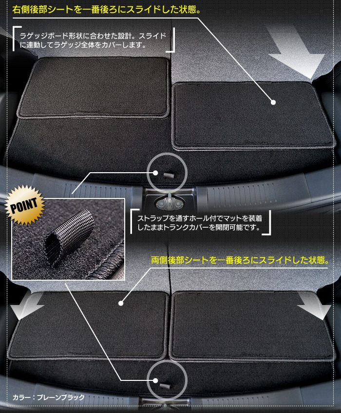 マツダ フレア MJ55S MJ95S トランクマット ラゲッジマット ◆ジェネラル HOTFIELD