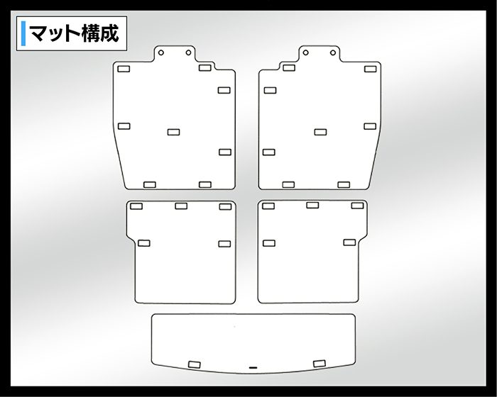 マツダ フレア MJ55S MJ95S ラゲッジルームマット 送料無料 HOTFIELD