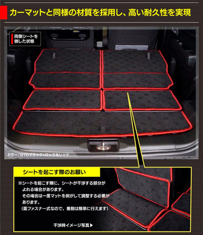スズキ 新型対応 ハスラー MR52S MR92S ラゲッジルームマット 送料無料 