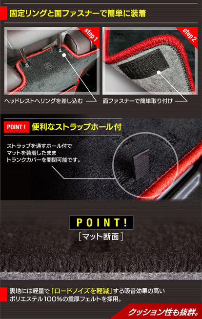 スズキ 新型対応 ハスラー MR52S MR92S ラゲッジルームマット 送料無料
