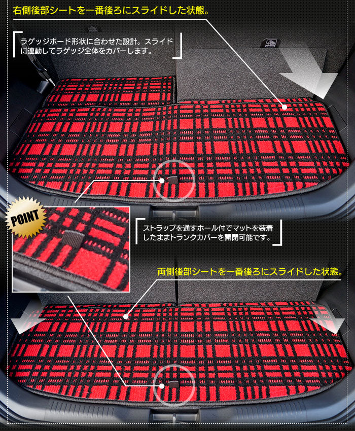 スズキ IGNIS イグニス FF21S フロアマット+トランクマット ラゲッジマット ◆ジェネラル 日本製 HOTFIELD