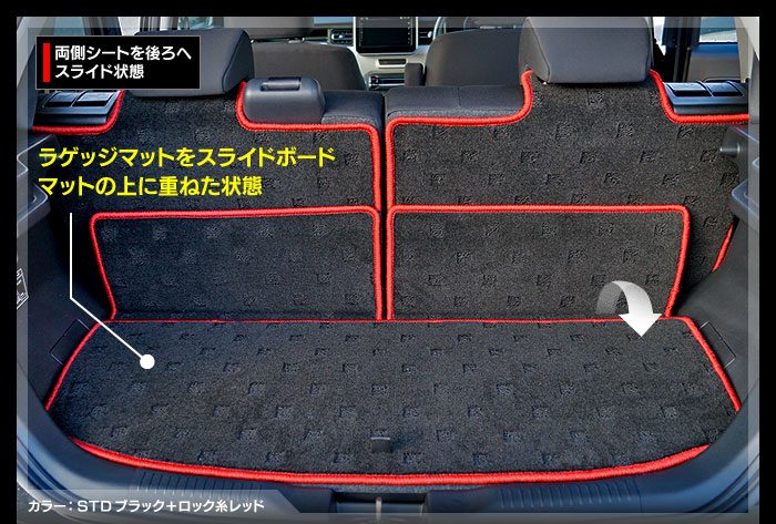 スズキ イグニス FF21S ラゲッジルームマット 送料無料 日本製 HOTFIELD