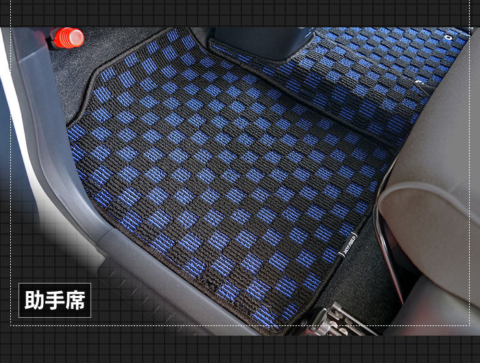 ダイハツ ムーブキャンバス ムーヴキャンバス LA800S LA810S フロアマット 2016年9月～2022年6月対応 ◆カジュアルチェック HOTFIELD