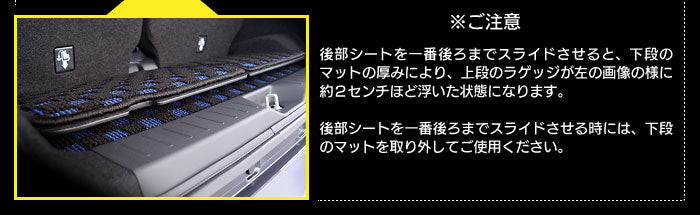 ダイハツ ムーヴ/ムーブカスタム LA150S フロアマット+トランクマット ラゲッジマット ◆カジュアルチェック 日本製 HOTFIELD