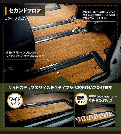 トヨタ ノア ヴォクシー 80系 フロアマット+ステップマット トヨタ ノア ヴォクシー 80系 フロアマット+ステップマット