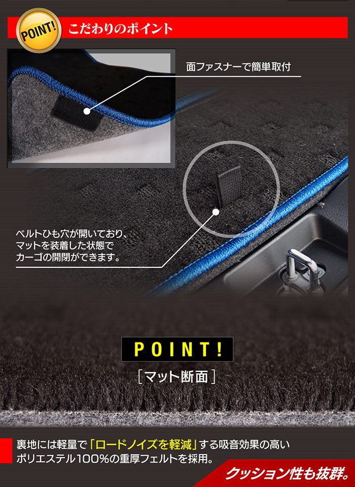 スズキ 新型 スペーシア スペーシアギア MK94S MK54S ラゲッジルームマット 送料無料 HOTFIELD