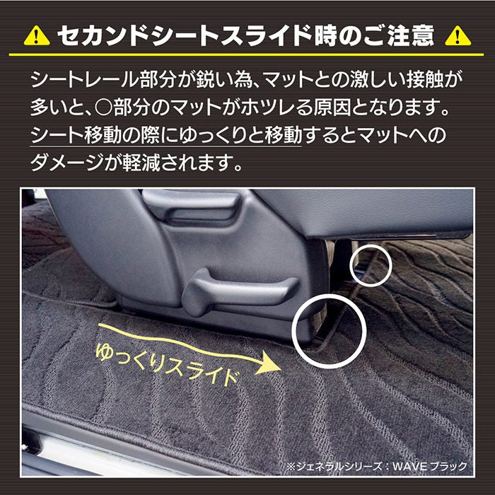 ホンダ ステップワゴン セカンドラグマット スパーダ RP系 2015年4月～2022年4月モデル対応 ◆ジェネラル 日本製 HOTFIELD