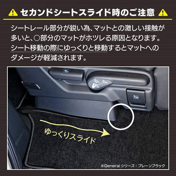 ホンダ ステップワゴン 新型対応 RP6/RP7/RP8 スパーダ エアー e:HEV セカンドラグマット ◆ウッド調カーペット 木目 日本製 HOTFIELD