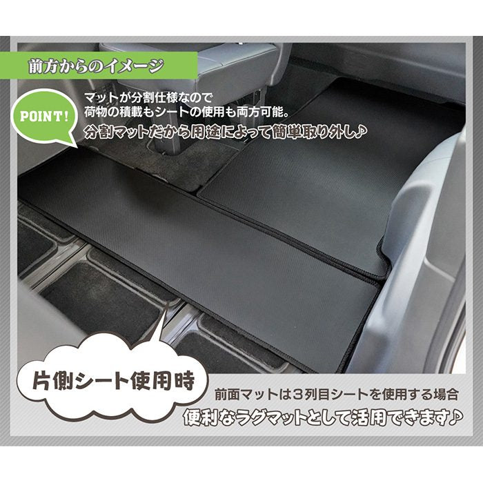 ホンダ ステップワゴン 新型対応 RP6/RP7/RP8 スパーダ エアー e:HEV ラゲッジカバーマット ◆カーボンファイバー調 リアルラバー HOTFIELD