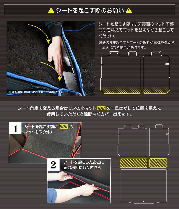 ホンダ 新型 ヴェゼル VEZEL RV系 2024年4月～モデルにも対応 ラゲッジルームマット 送料無料 HOTFIELD