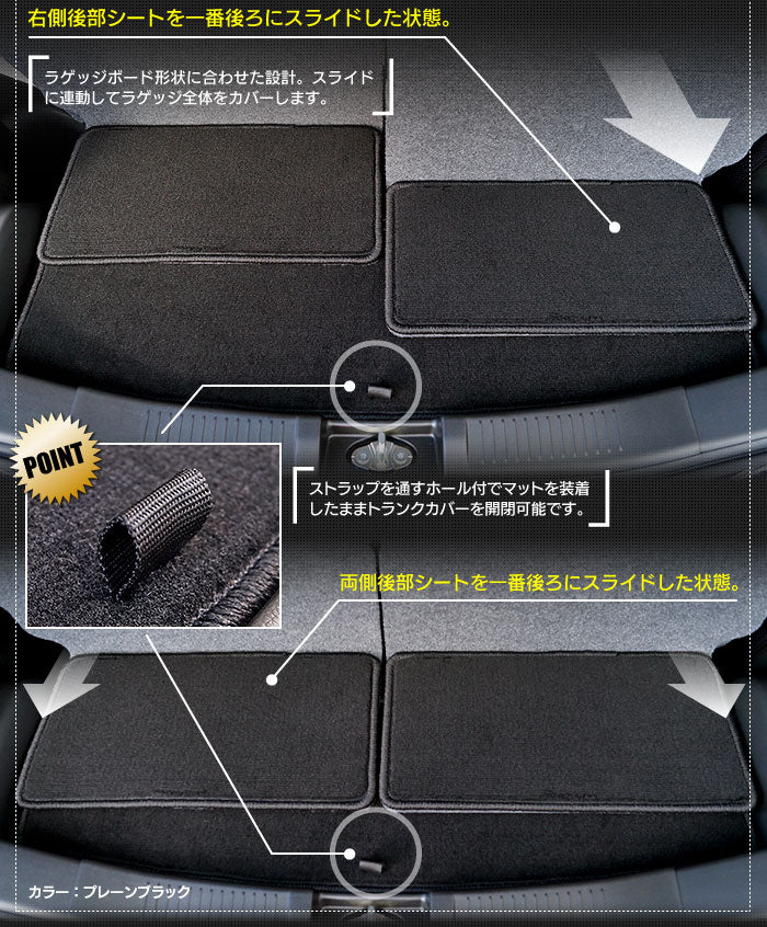 スズキ 新型 ワゴンR MH35S MH55S MH85S MH95S トランクマット ラゲッジマット ◆ジェネラル HOTFIELD