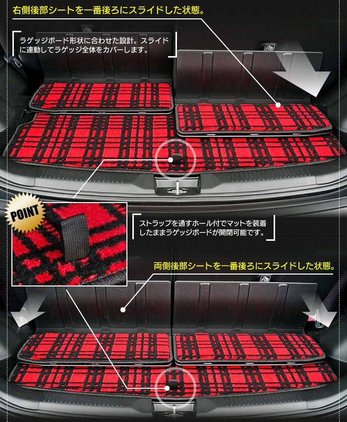 スズキ XBEE 新型対応 クロスビー MN71S MND1S トランクマット ラゲッジマット ◆ジェネラル HOTFIELD