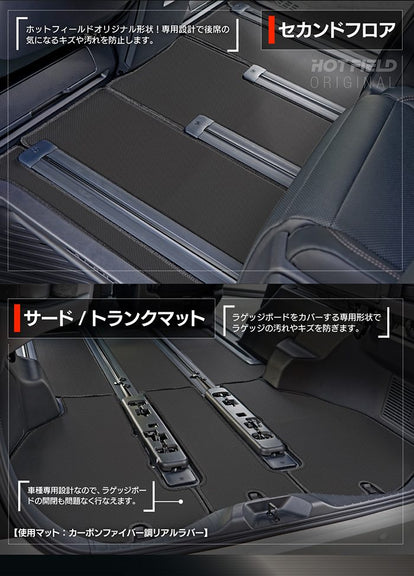 トヨタ 新型 アルファード ヴェルファイア 40系 フロアマット＋