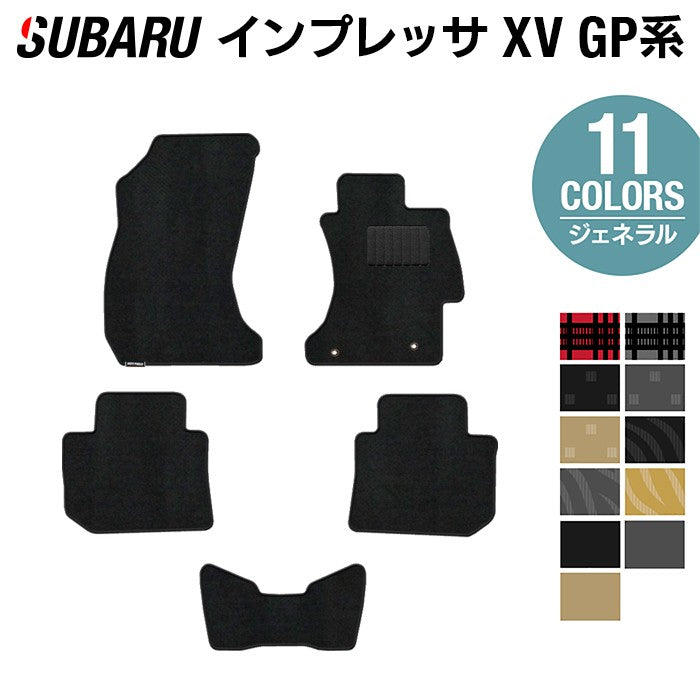 スバル インプレッサ XV GP7 フロアマット ◇カーボンファイバー調