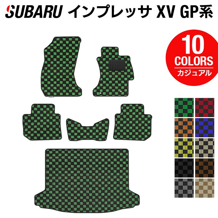 スバル インプレッサ XV GP7 フロアマット ◇カーボンファイバー調