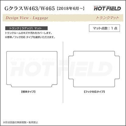 ベンツ Gクラス 新型 (W463・W465) フロアマット+トランクマット