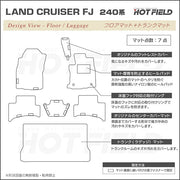 トヨタ 新型 ランドクルーザーFJ 240系 フロアマット＋トランクマット