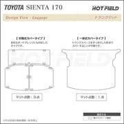 トヨタ シエンタ 5人乗り 170系 トランクマット ラゲッジマット