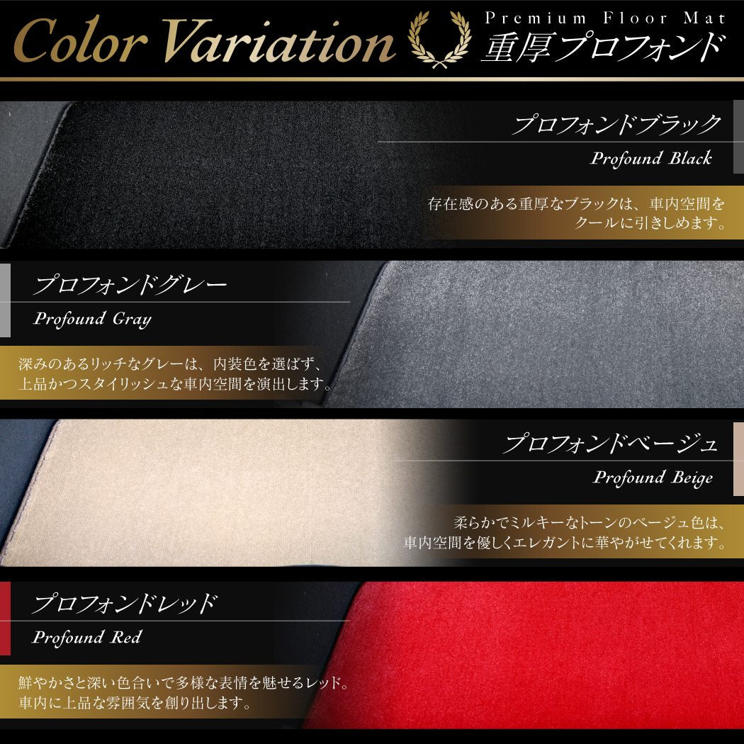 三菱 新型対応 デリカ D5 リア用サイドステップマット ◆重厚Profound HOTFIELD