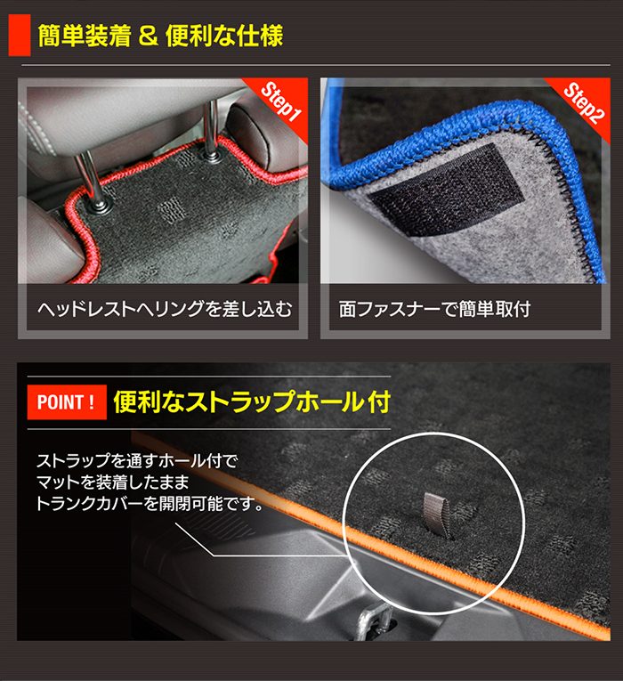 スバル 新型 フォレスター SL系 ラゲッジルームマット 送料無料 日本製 HOTFIELD