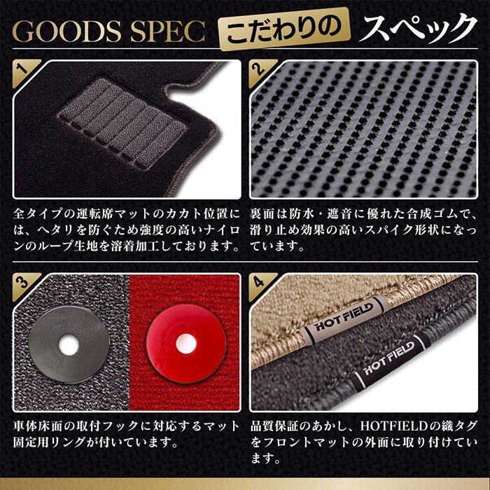 ベンツ 新型 GLEクラス クーペ C167 フロアマット+トランクマット ラゲッジマット ◆重厚Profound HOTFIELD
