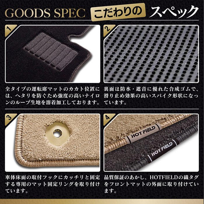 マツダ アクセラ ハイブリッド BY系 フロアマット ◆重厚Profound HOTFIELD
