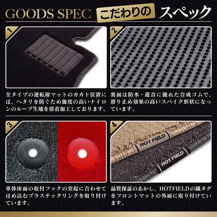 日産 新型対応 セレナ C28系 e-POWER フロアマット＋トランクマット ラゲッジマット ◆重厚Profound 日本製 HOTFIELD