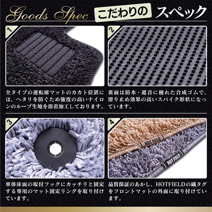 マツダ 新型 MX-30 MX30 DR系 フロアマット ◆シャギーラグ調 HOTFIELD