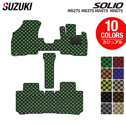 【新品未使用】スズキ 現行型 ソリオ MA27S ソリオバンディッド ハイブリッド MA37S フロアマット DX フロアーマット カーマト フロアシートカバー フロアカーペット パーツ　m77xx 楽天市場】【送料無料】スズキ ソリオ MA27S ソリオバンディッド
