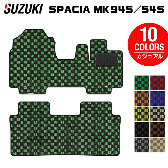 スズキ 新型 スペーシア スペーシアカスタム MK94S MK54S フロアマット ◆カジュアルチェック HOTFIELD
