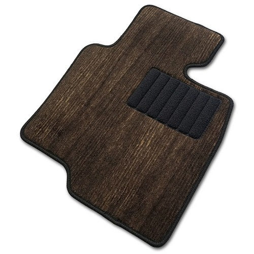 フィアット車種別 FIAT 運転席フロント 1pcマット フロアマット ◆ウッド調カーペット 木目 HOTFIELD