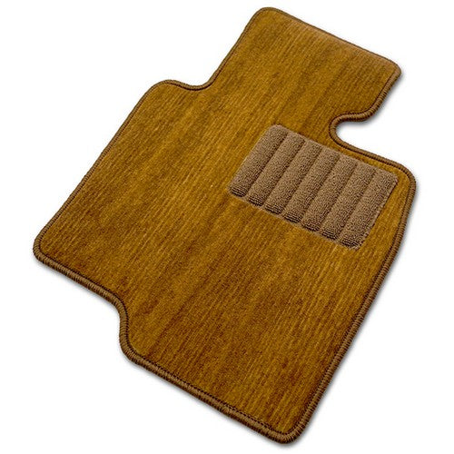 フィアット車種別 FIAT 運転席フロント 1pcマット フロアマット ◆ウッド調カーペット 木目 HOTFIELD